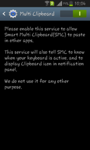 accessibility for multi clipboard