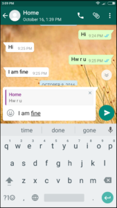 quote specific message to reply on whatsapp