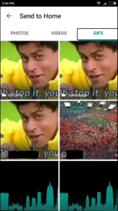 send gif images to whatsapp contact from gallery