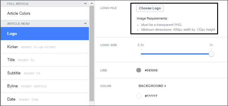 add logo for facebook instant articles