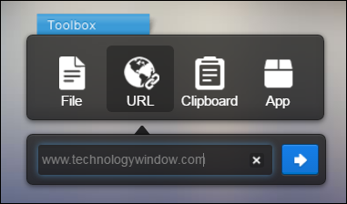send url to android phone using airdroid